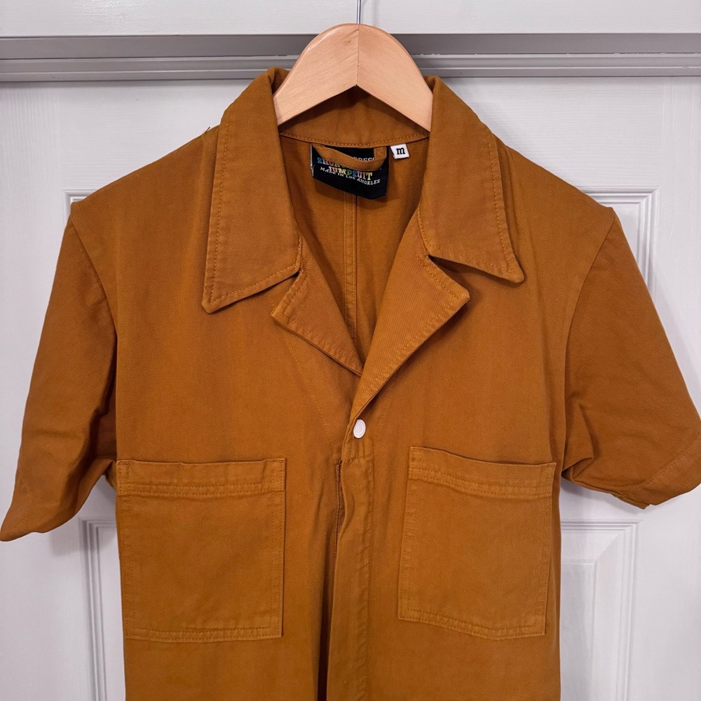 NWOT Big Bud Press Spicy Mustard Collared Jumpsuit - Price is firm